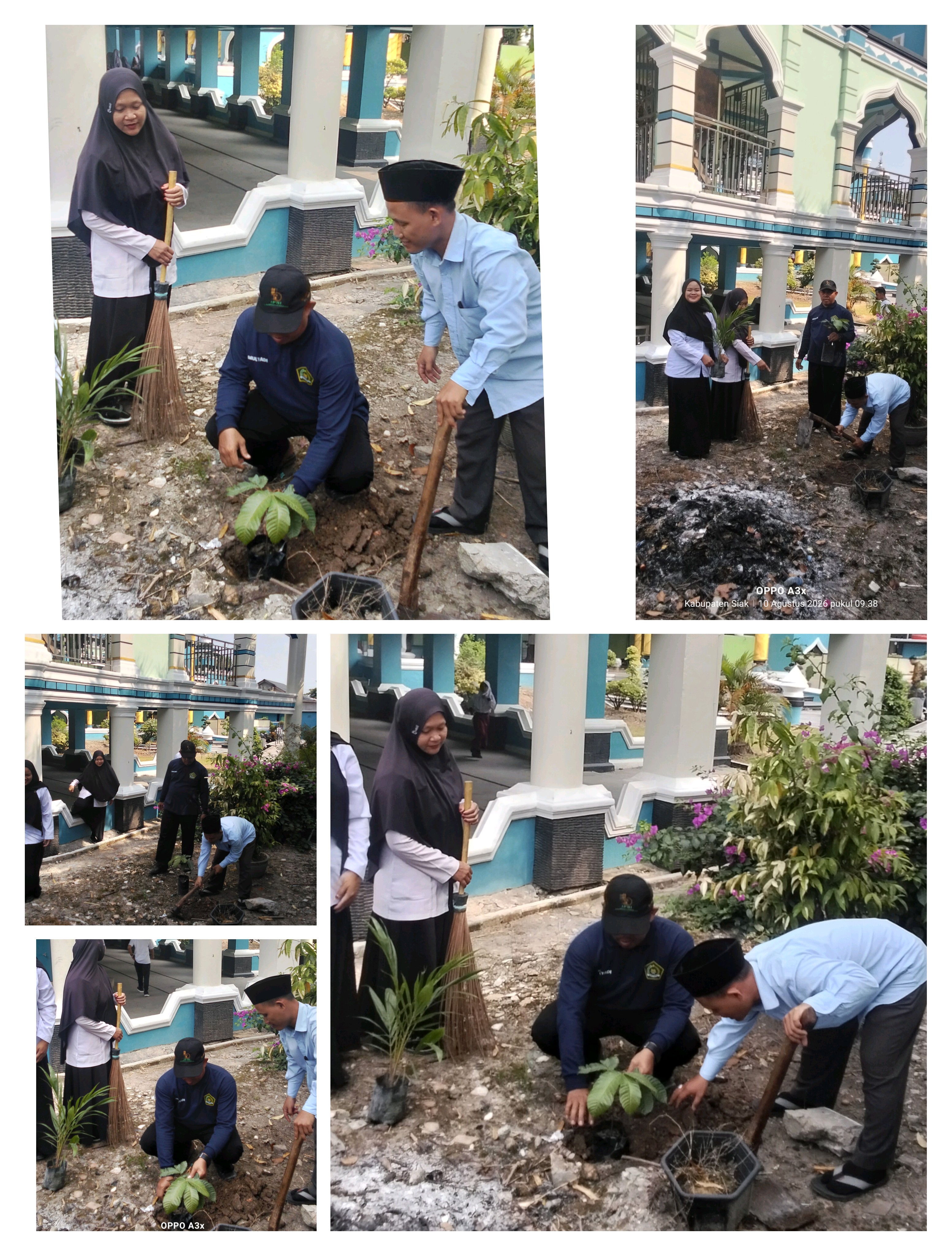 Dokumentasi kegiatan Bersih2 rumah ibadah