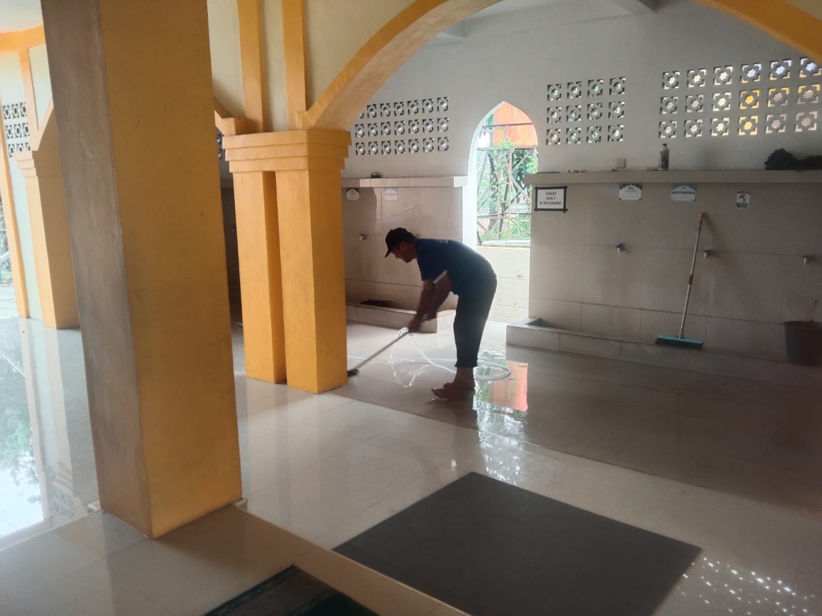 Dokumentasi kegiatan GEBER MASJID KUA LUBUK DALAM